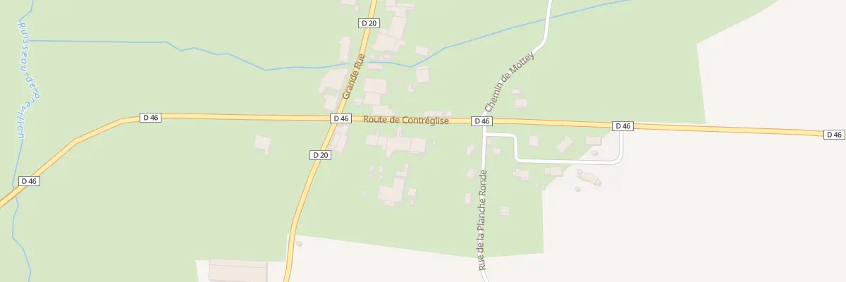 Plan du 10 Rte de Contreglise à Venisey