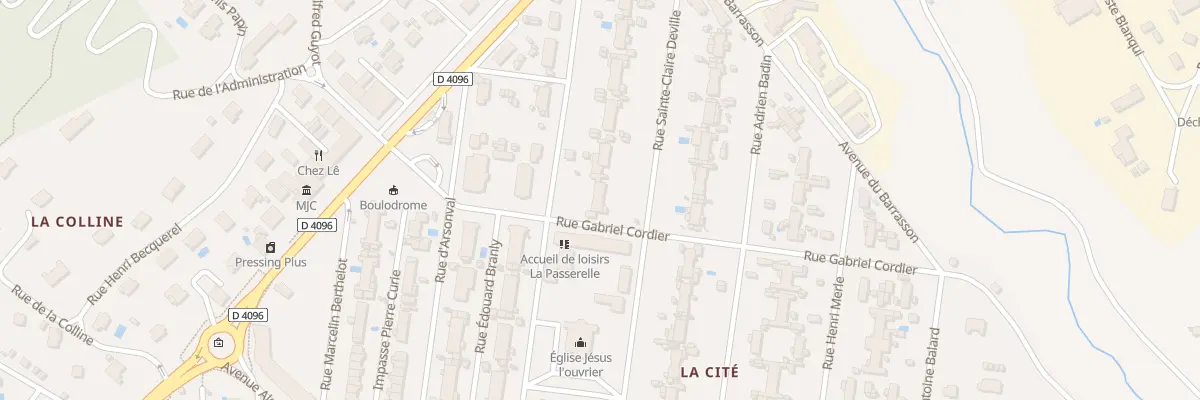 Plan du 17 Rue Ste Claire Deville à Château-Arnoux-Saint-Auban