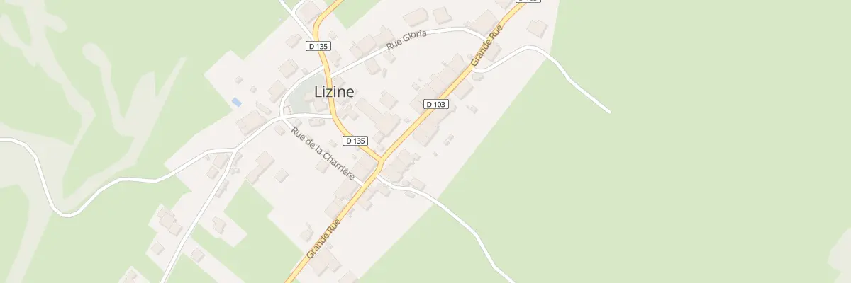 Plan du 11 Rue Grande Rue à Lizine