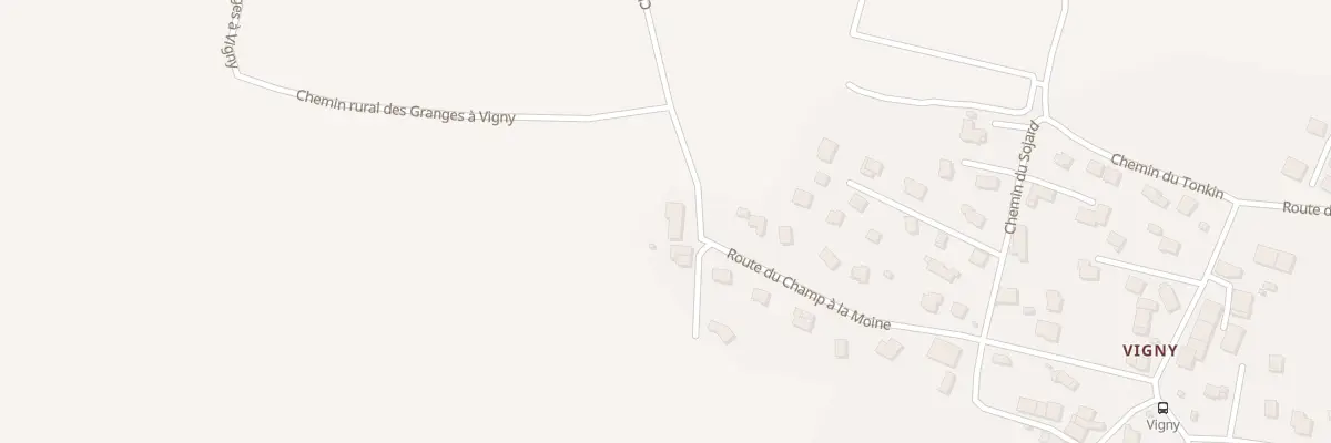 Plan du 2 Che Vy Borne à Jonzier-Épagny