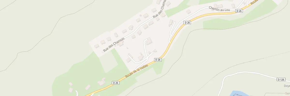 Plan du 29 Rte de la Vallee à Morbier