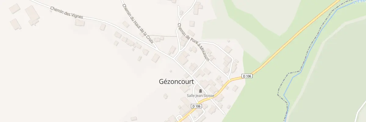 Plan du 4 Pl de France à Gézoncourt