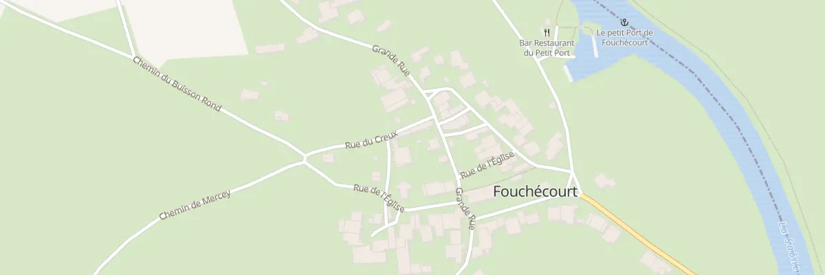 Plan du 14 Grande Rue à Fouchécourt