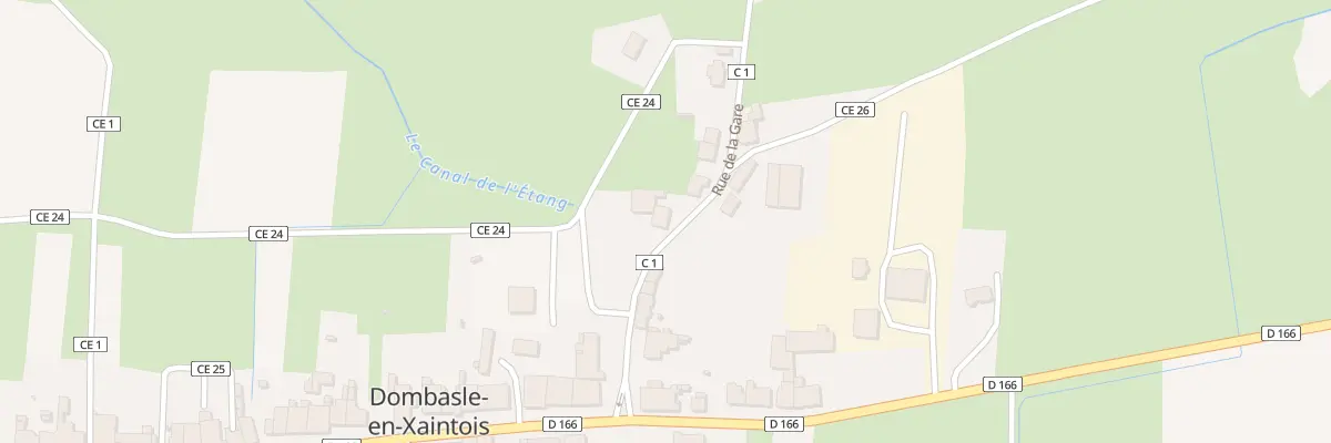 Plan du 3 Rue de la Gare à Dombasle-en-Xaintois