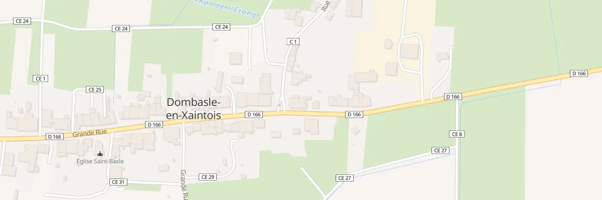 Plan du 12 Gr Grande Rue à Dombasle-en-Xaintois
