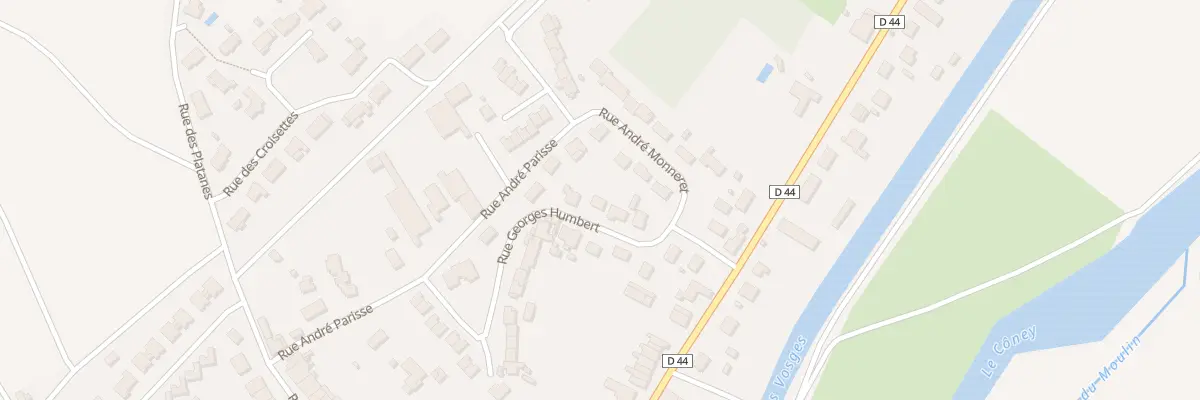 Plan du 8 Rue Georges Humbert à Corre
