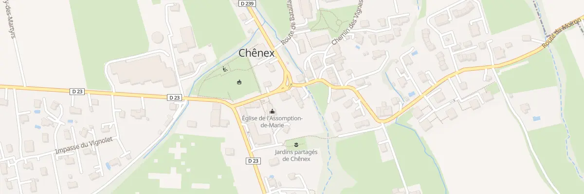Plan du 14 All de l’Écluse à Chênex