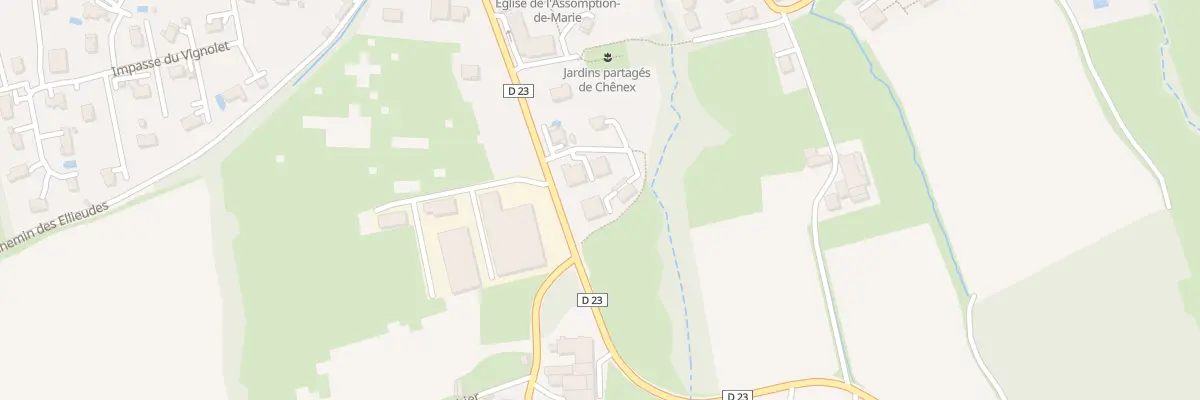 Plan du 133 Imp des Mésanges à Chênex