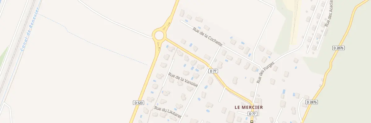 Plan du 835 Rte du Mercier au Cheylas