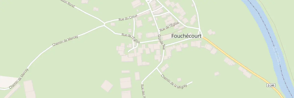 Plan du 6 Rue de l’Église à Fouchécourt
