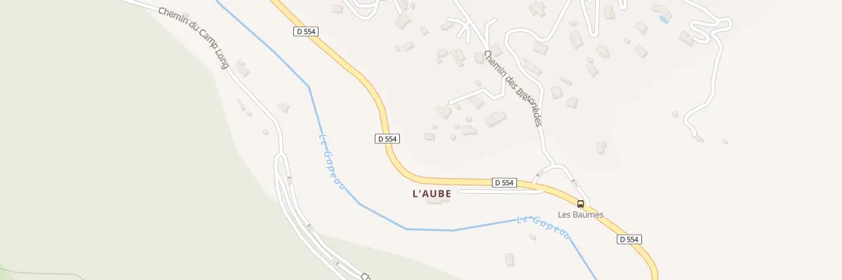Plan du 9200 Les Beaumes à Belgentier