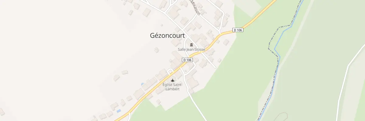 Plan du 1 Pl de la Fontaine à Gézoncourt