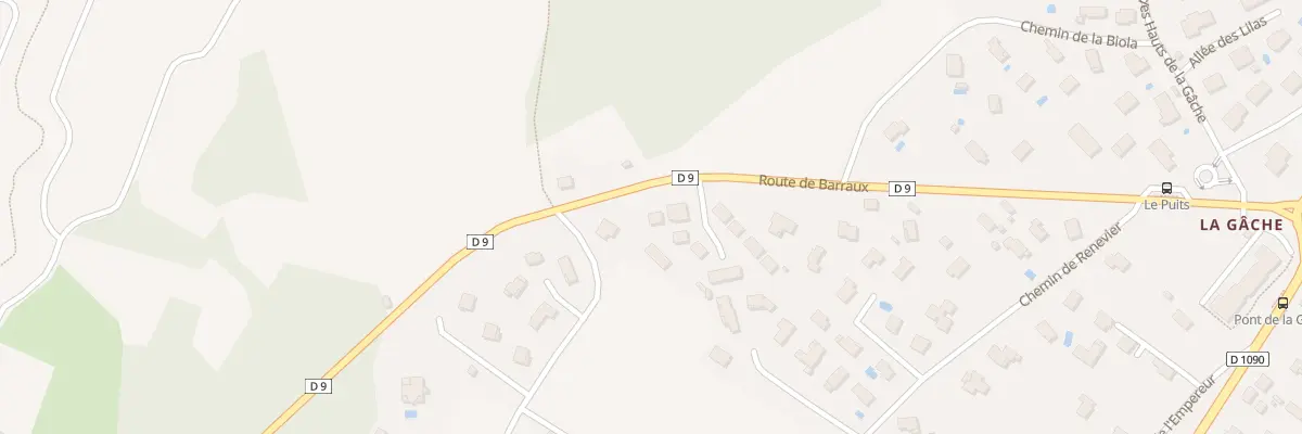 Plan du 493 Rte de Barraux à Barraux