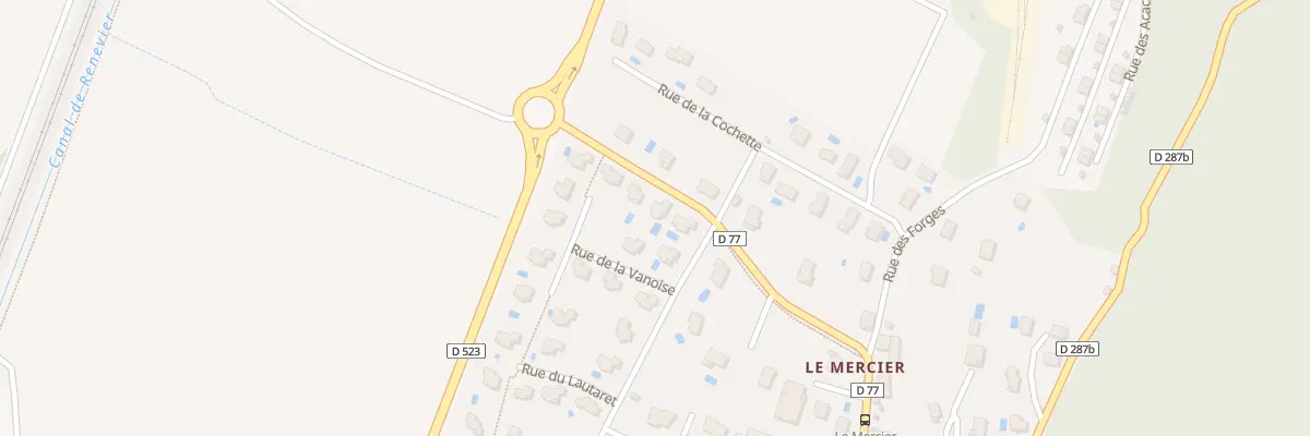 Plan du 831 Rte du Mercier au Cheylas