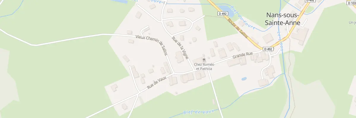 Plan du 1 Rue de la Vigne à Nans-sous-Sainte-Anne
