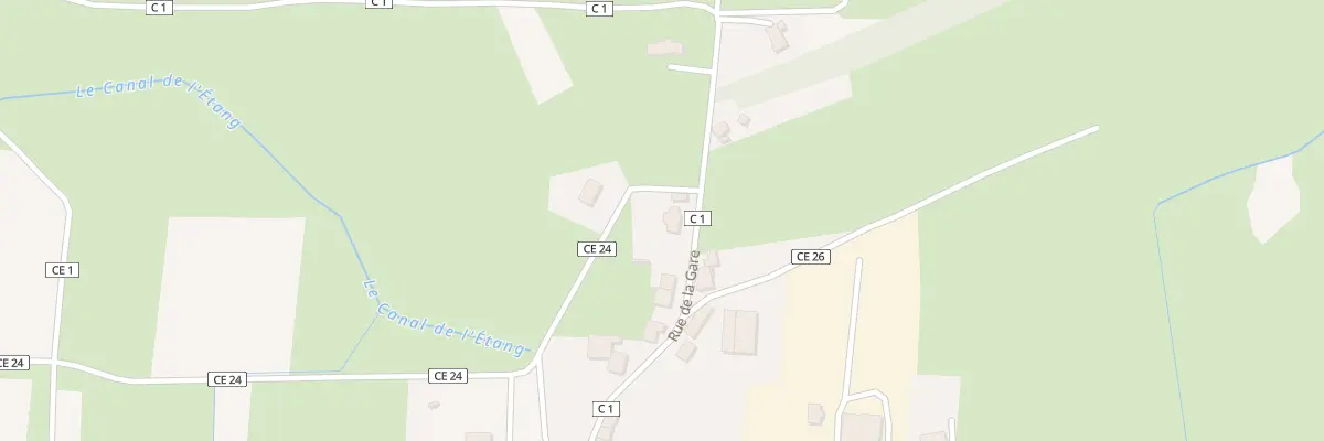 Plan du 11 Rue de la Gare à Dombasle-en-Xaintois