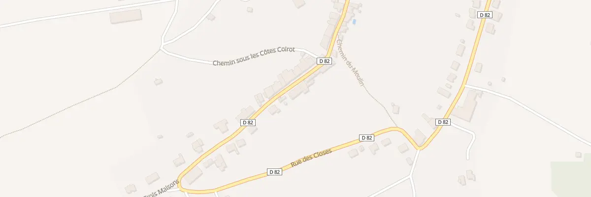 Plan du 9 Rue des Trois Maisons à Prény