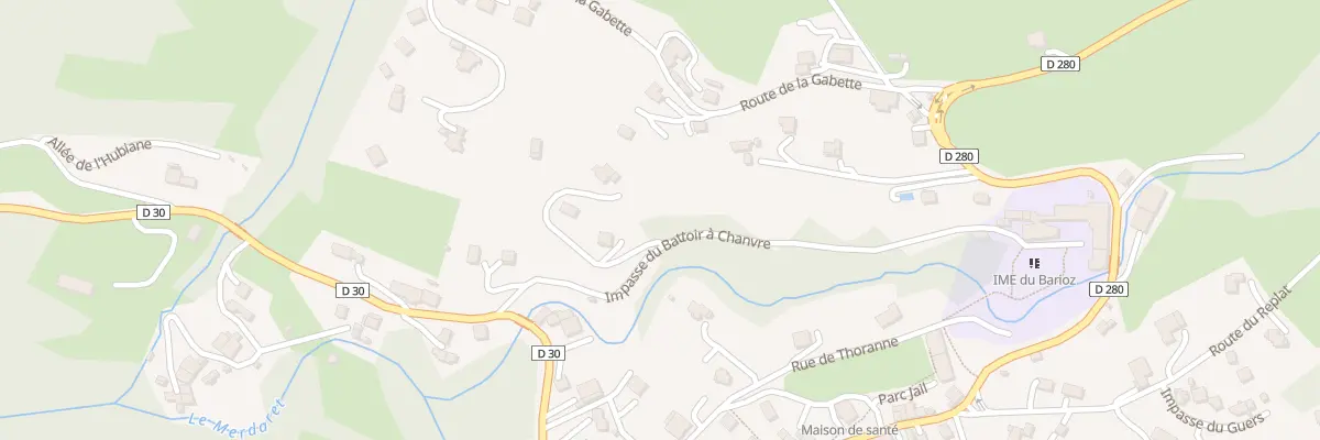 Plan du 50 All des Violettes à Theys