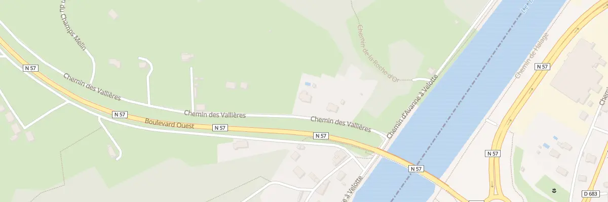 Plan du 35 Che des Vallieres A Port Douv à Besançon