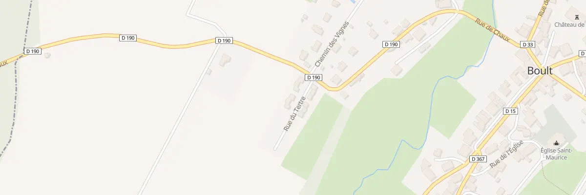 Plan du 6 Rue du Tertre à Boult