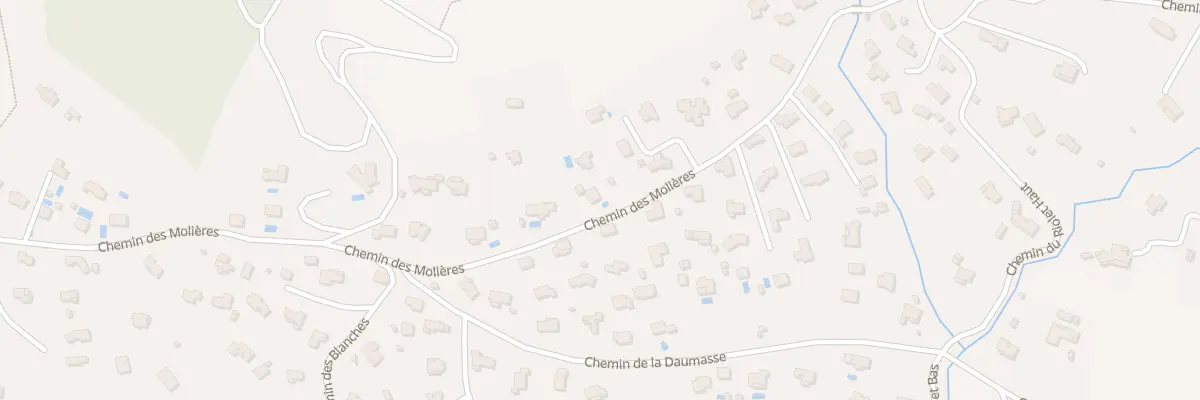 Plan du 1479 Che des Molières à La Roquebrussanne
