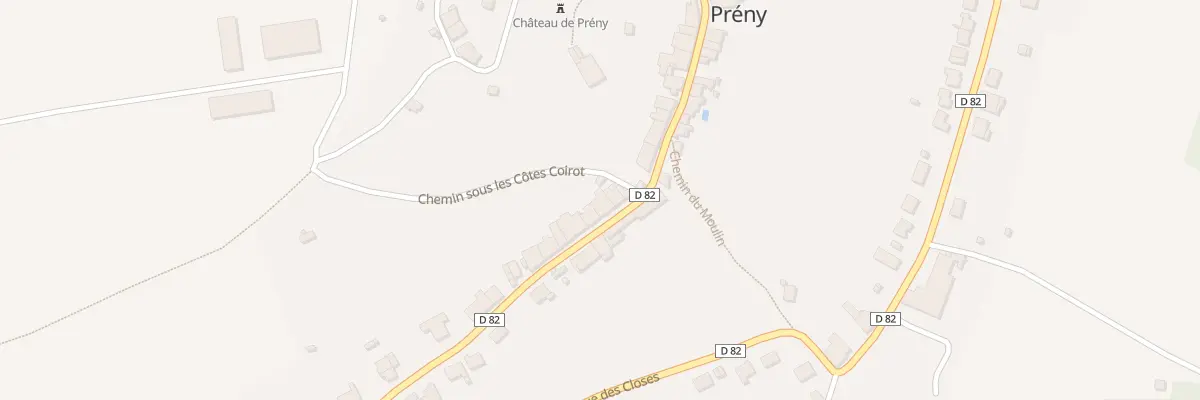 Plan du 4 Rue des Trois Maisons à Prény