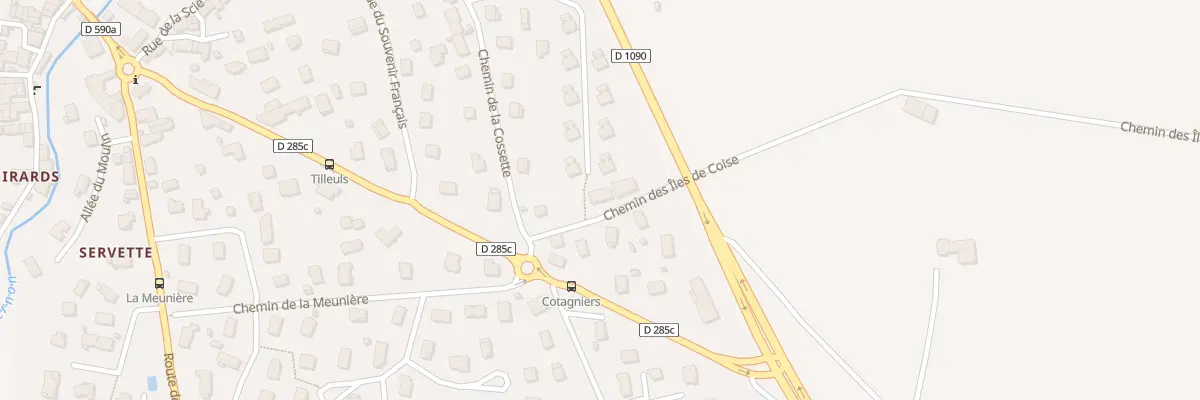 Plan du 55 Chem des Iles de Coise à Chapareillan