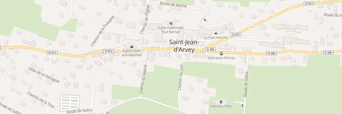 Plan du 20 Che du Lavi à Saint-Jean-d’Arvey