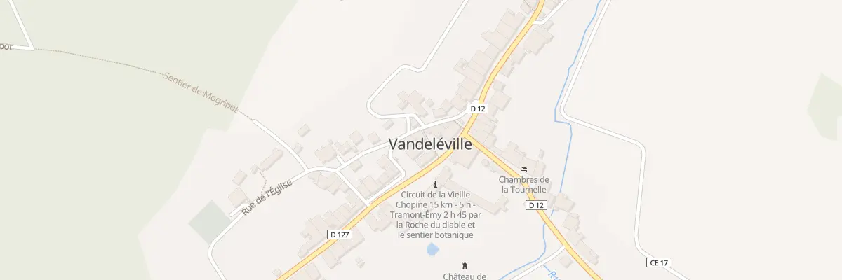 Plan du 5 Rue de l’Eglise à Vandeléville