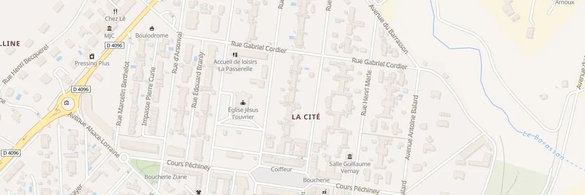 Plan du 13 Rue Adrien Badin à Château-Arnoux-Saint-Auban