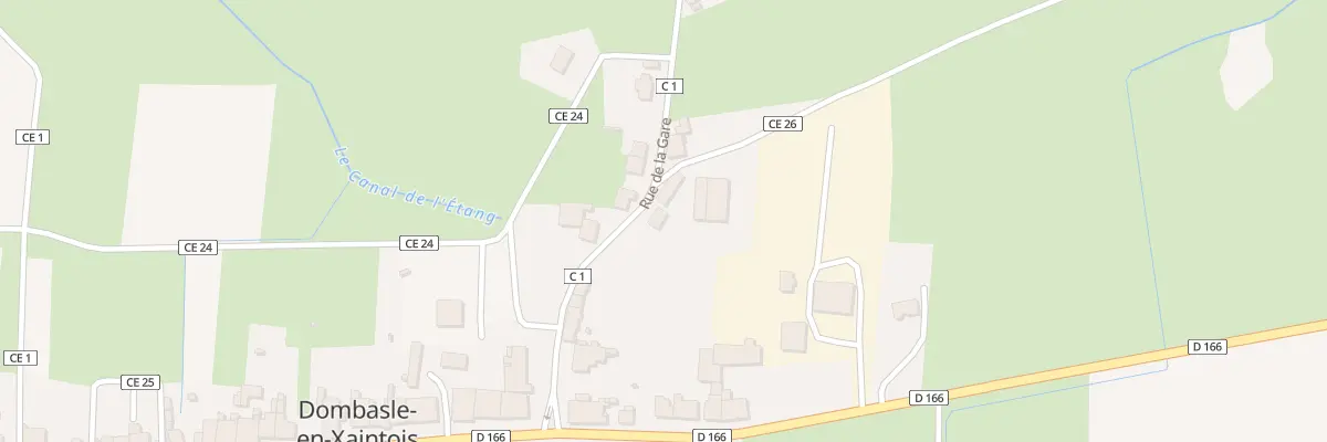 Plan du 10 Rue de la Gare à Dombasle-en-Xaintois