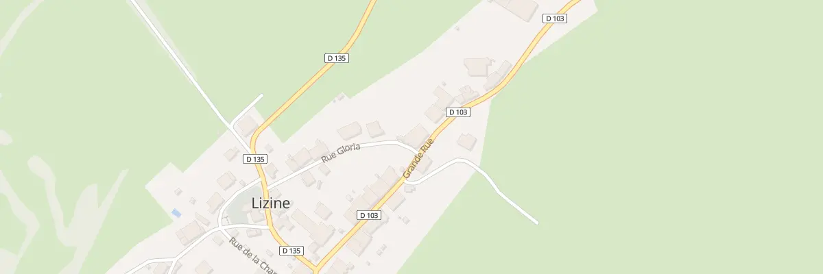 Plan du 2 Rue Gloria à Lizine