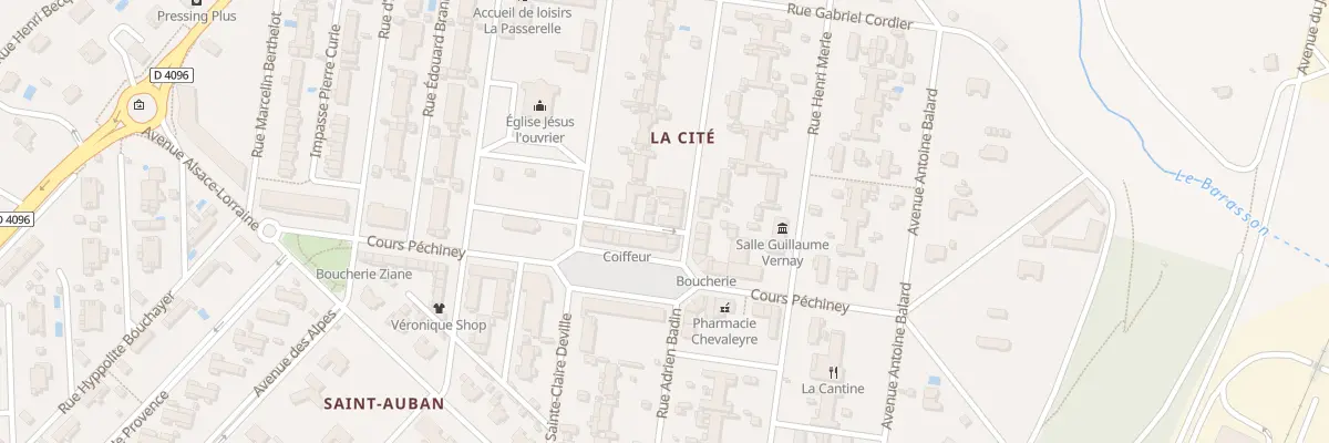 Plan du 818 Rue Adrien Badin à Château-Arnoux-Saint-Auban