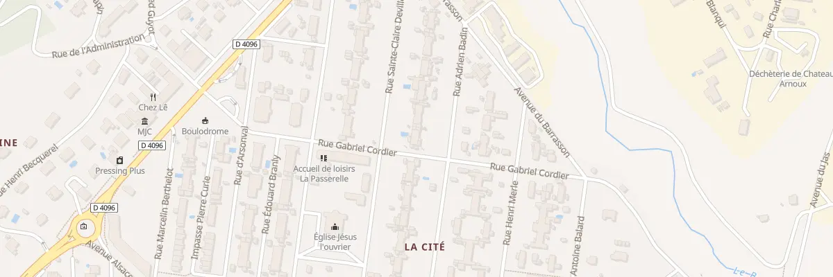 Plan du 19 Rue Adrien Badin à Château-Arnoux-Saint-Auban