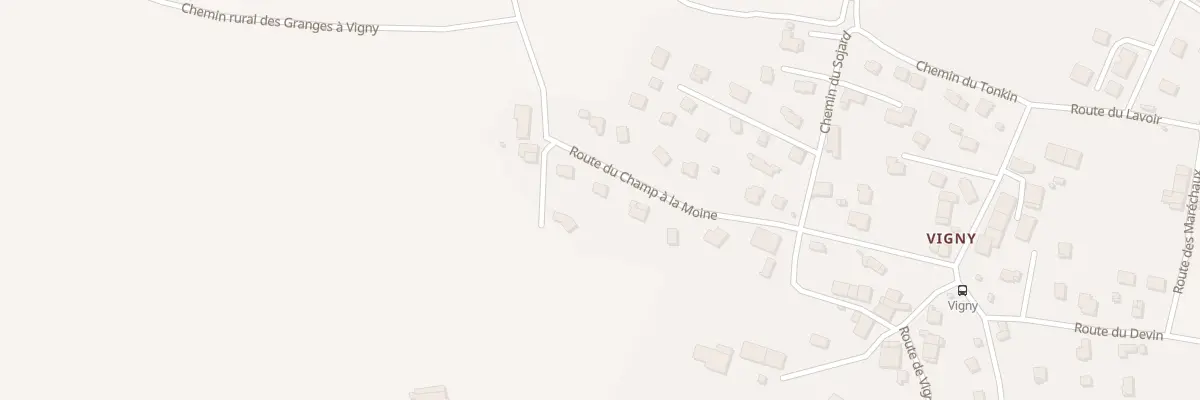 Plan du 313 Rte du Champ à la Moine à Jonzier-Épagny