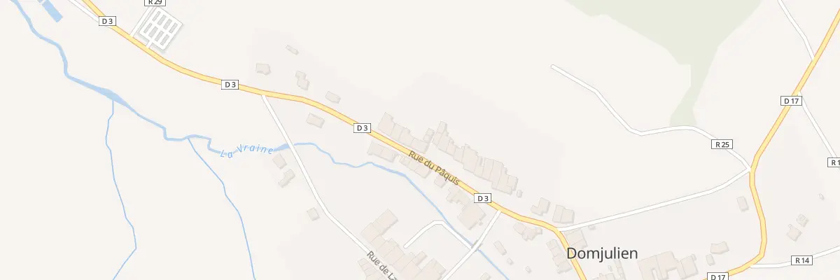Plan du 280 Rue du Paquis à Domjulien