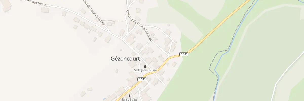 Plan du 5002F Rue des Jardins à Gézoncourt