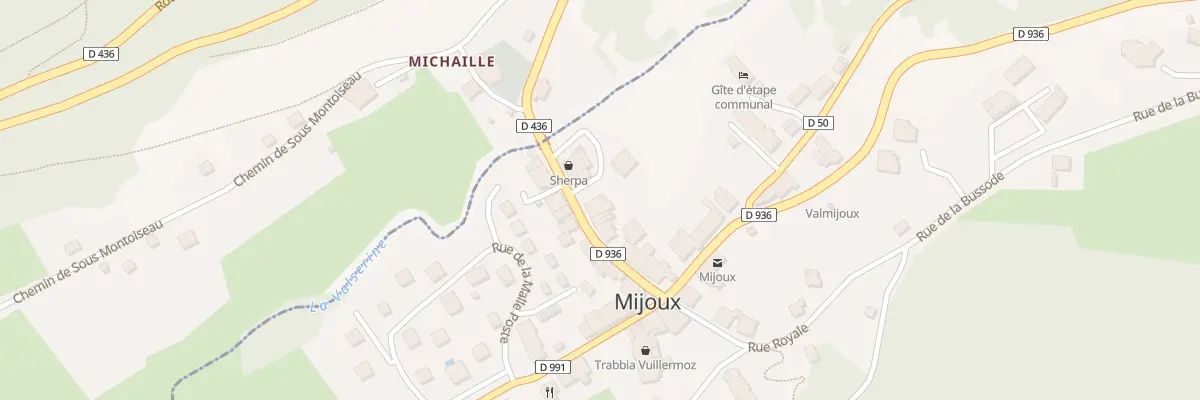 Plan du 5015 Le Village à Mijoux