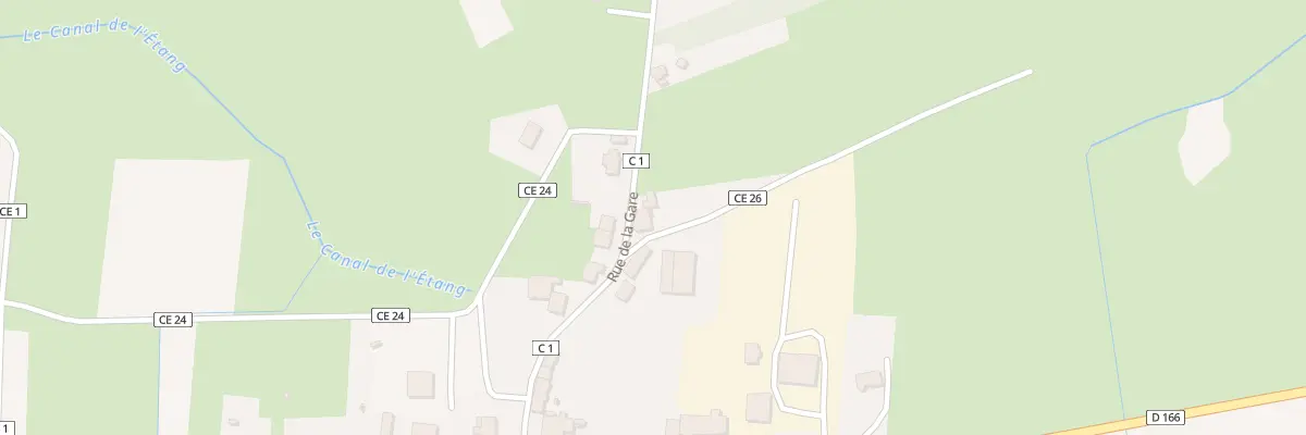 Plan du 12 Rue de la Gare à Dombasle-en-Xaintois