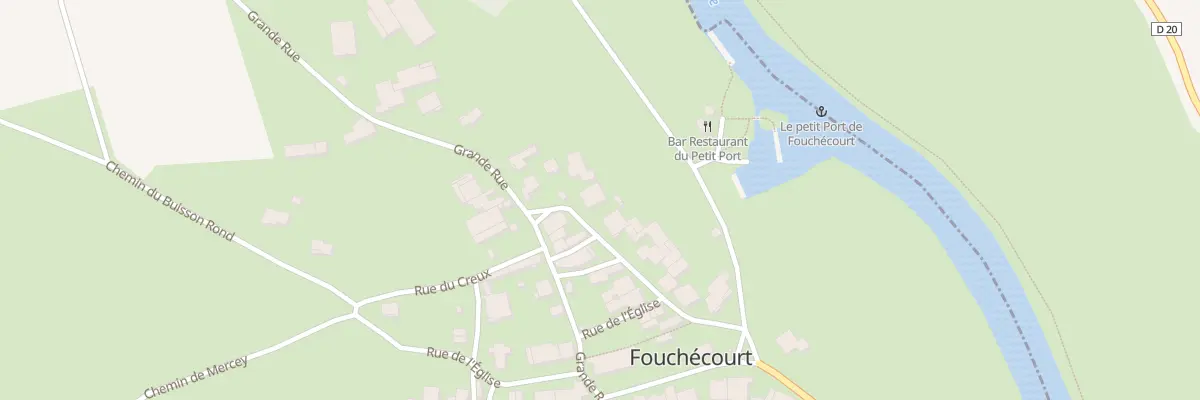 Plan du 11 Rue du Grand Four à Fouchécourt