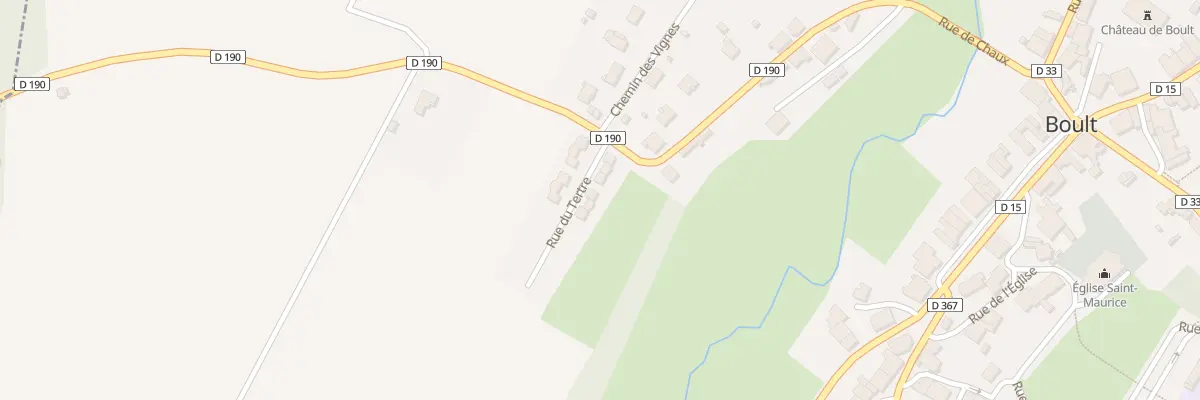 Plan du 5 Rue du Tertre à Boult