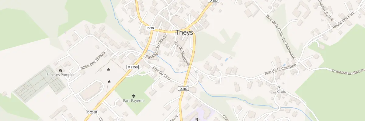 Plan du 70 Rue du Merdaret à Theys