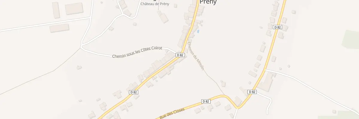 Plan du 3 Rue des Trois Maisons à Prény