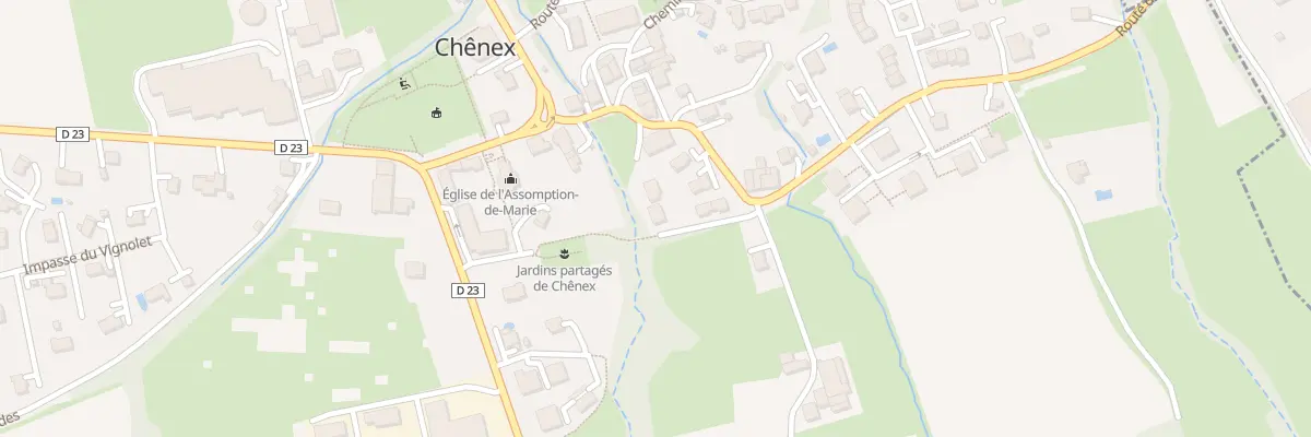 Plan du 78 Che de Serraval à Chênex