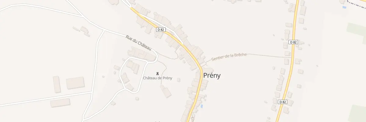 Plan du 24 Rue des Remparts à Prény