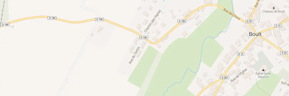 Plan du 3 Rue du Tertre à Boult