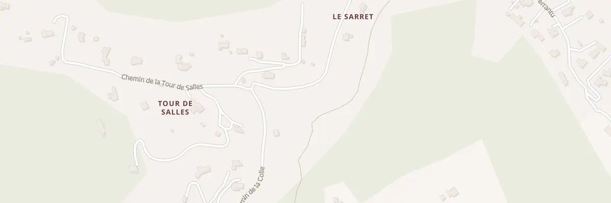 Plan du 5288A Le Sarret à Belgentier