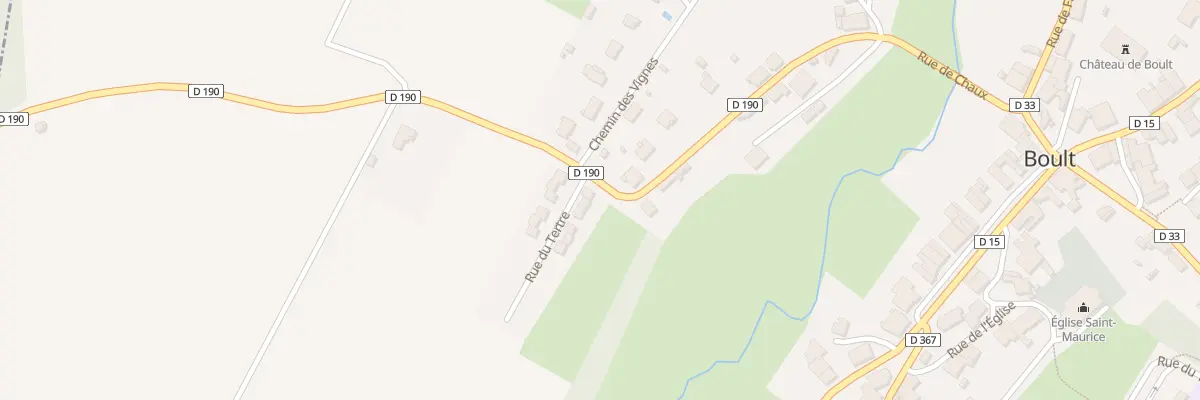 Plan du 1 Rue du Tertre à Boult