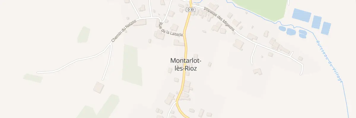 Plan du 6 Rue des Chenevières à Montarlot-lès-Rioz