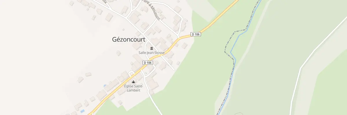 Plan du 1 Rle des Chenevières à Gézoncourt